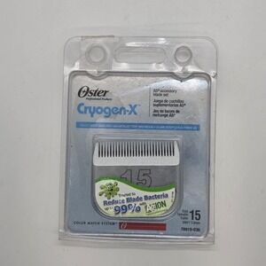 OSTER Blade Size 15 CryogenX AgiON 78919-036 Antibacteria 3/64" /‎ 1.2mm